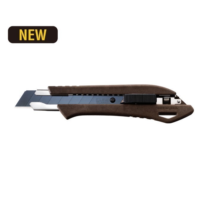 

Pisau Cutter Pegangan Kayu 18 mm WD-AL/BRN OLFA Woody Knife Auto Lock