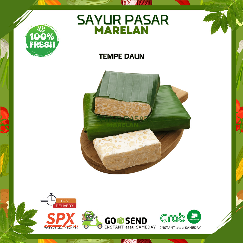 

TEMPE DAUN - 1 POTONG
