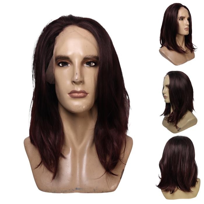 wig tarzan rambut palsu pria gondrong CK TARZAN - Darkbrown