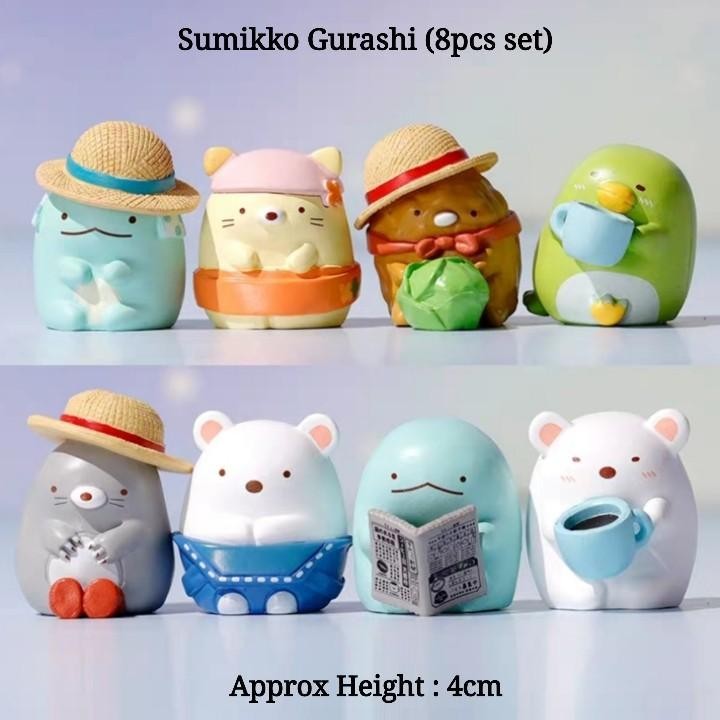 Figure Sumikko Gurashi set 8 pcs