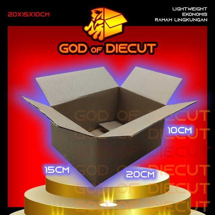 

18x11x11 cm kardus box kotak karton packing barang polos baru