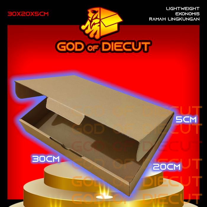 

KARDUS DIECUT 30x20x5 CM - Karton Kotak Packaging Packing Box Pizza