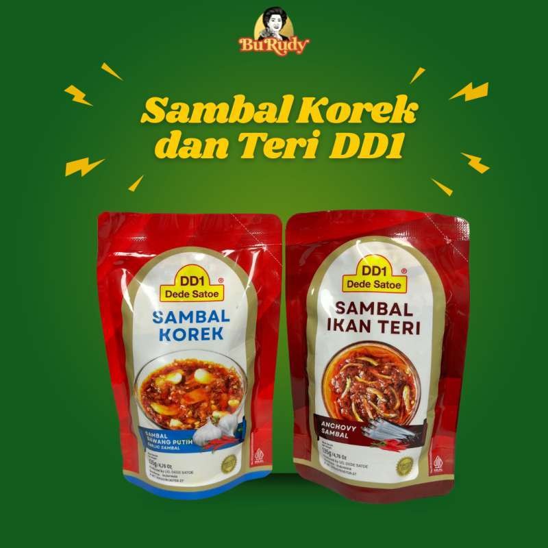 

DD1 Sambal Ikan Teri & Sambal Korek Pouch || Sambal Khas Surabaya