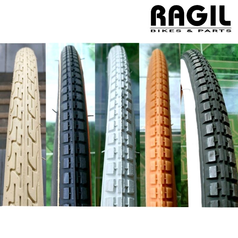 BARU BAN LUAR SEPEDA 28 x 1 1/2 28x1 1/2 SWALLOW KUNING HITAM PUTIH LIS JAWA JOWO ONTHEL ONTEL bb-0