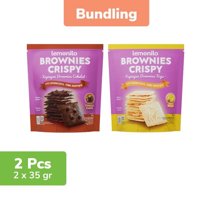 

2 Pcs Lemonilo Paket Komplit Brownies Crispy 35g - FS