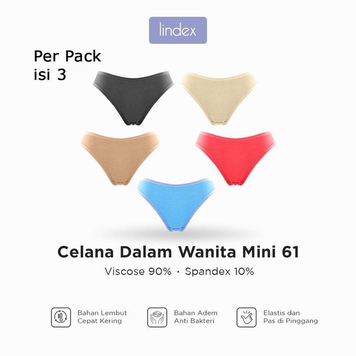 Lindex - Panty Pack LDXPNBF Mini 61 - Random Perpack, M