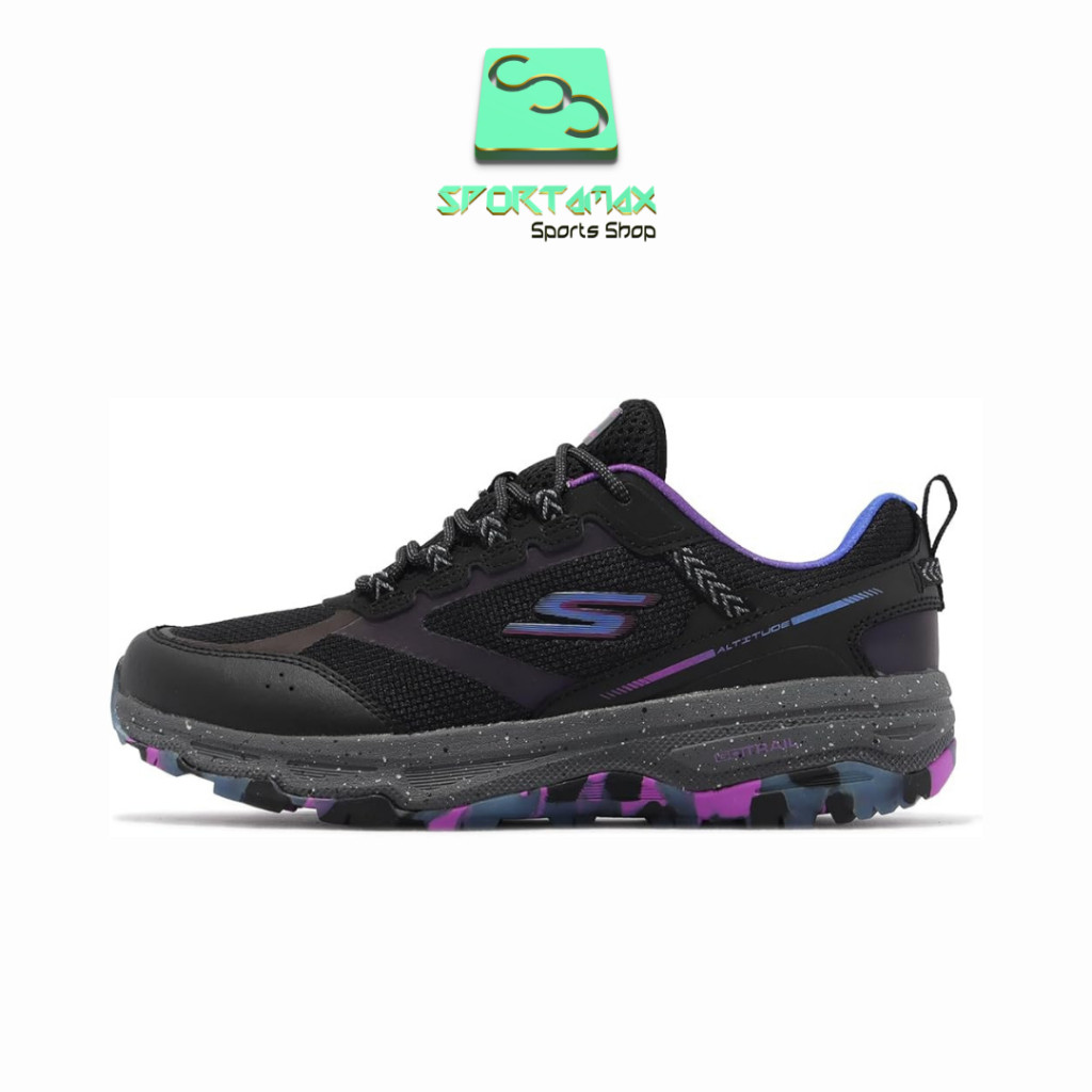 SEPATU ORIGINAL DISCOUNT MURAH SKECHERS GO RUN TRAIL ALTITUDE [129231/BKMT]