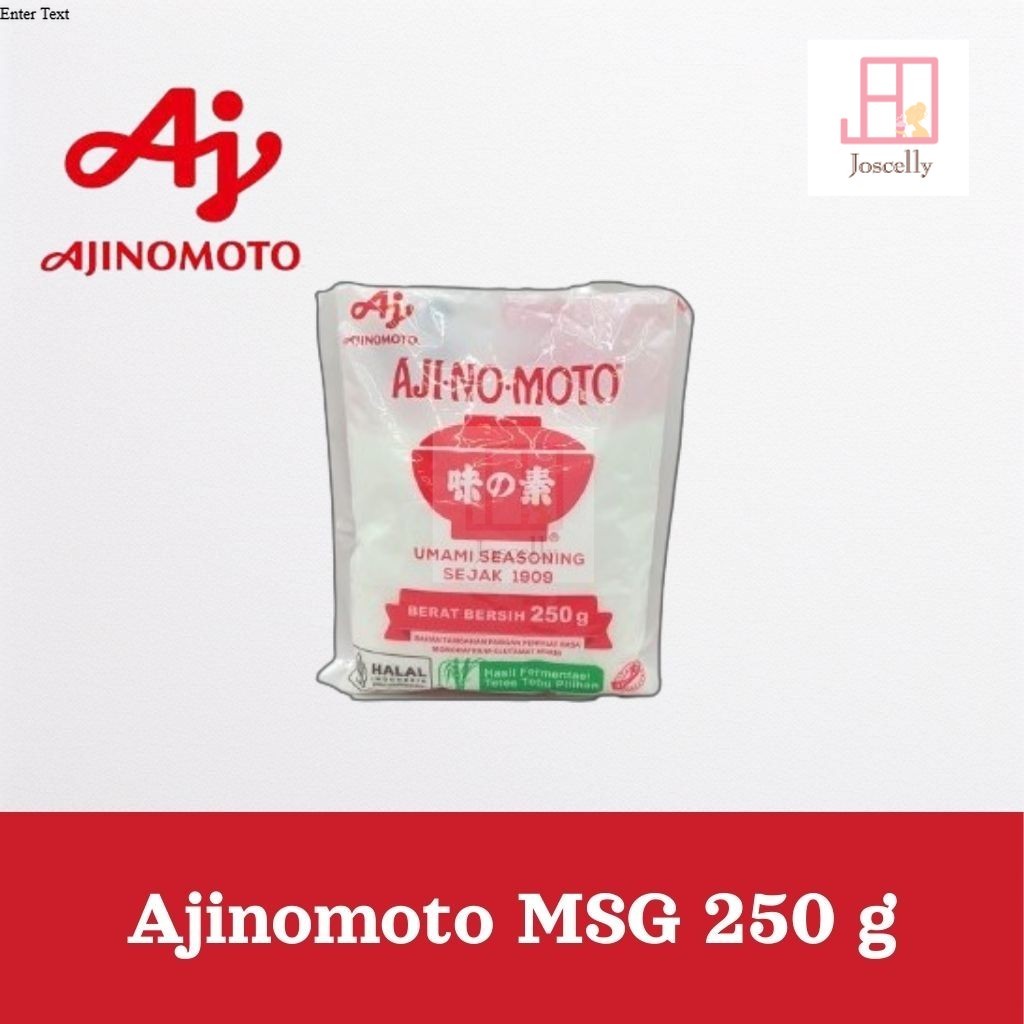 

JOSCELLY.ID AJINOMOTO Penyedap Rasa MSG RC 250 gr