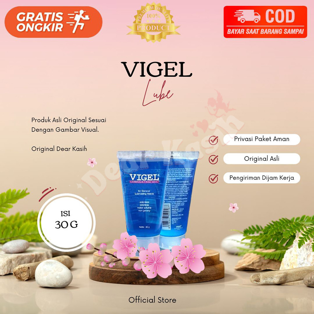 Pelumas Gel Pelumas Vigel - 30 gr - Pelumas Ms V Terbaik - Cod Dear Kasih Online