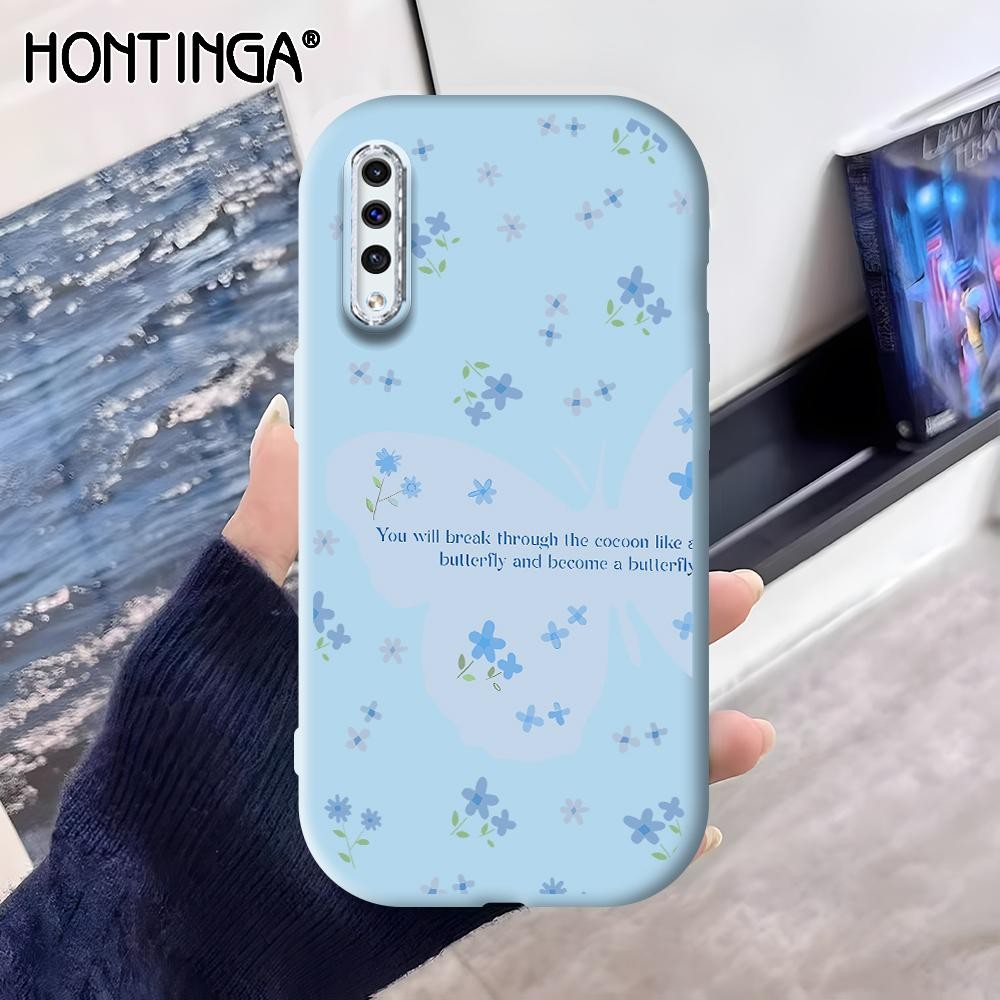 Hontinga Casing Hp Untuk Compitable With Samsung A50 A50S A30S Silikon Sofcase Cassing Softcase Butt