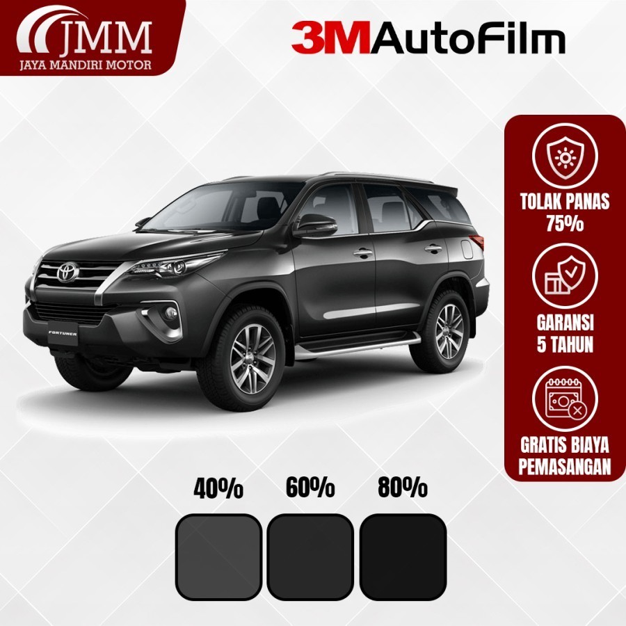 Kaca Film 3M Black Beauty Kaca Depan