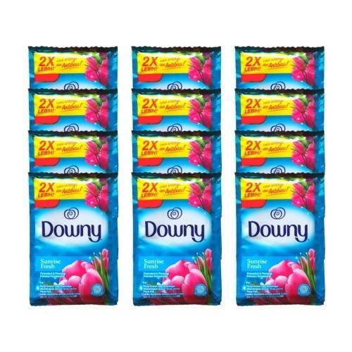 DOWNY Pelembut Pakaian Downy Sunrise Fresh Sachet 8ml x12 DOWNY
