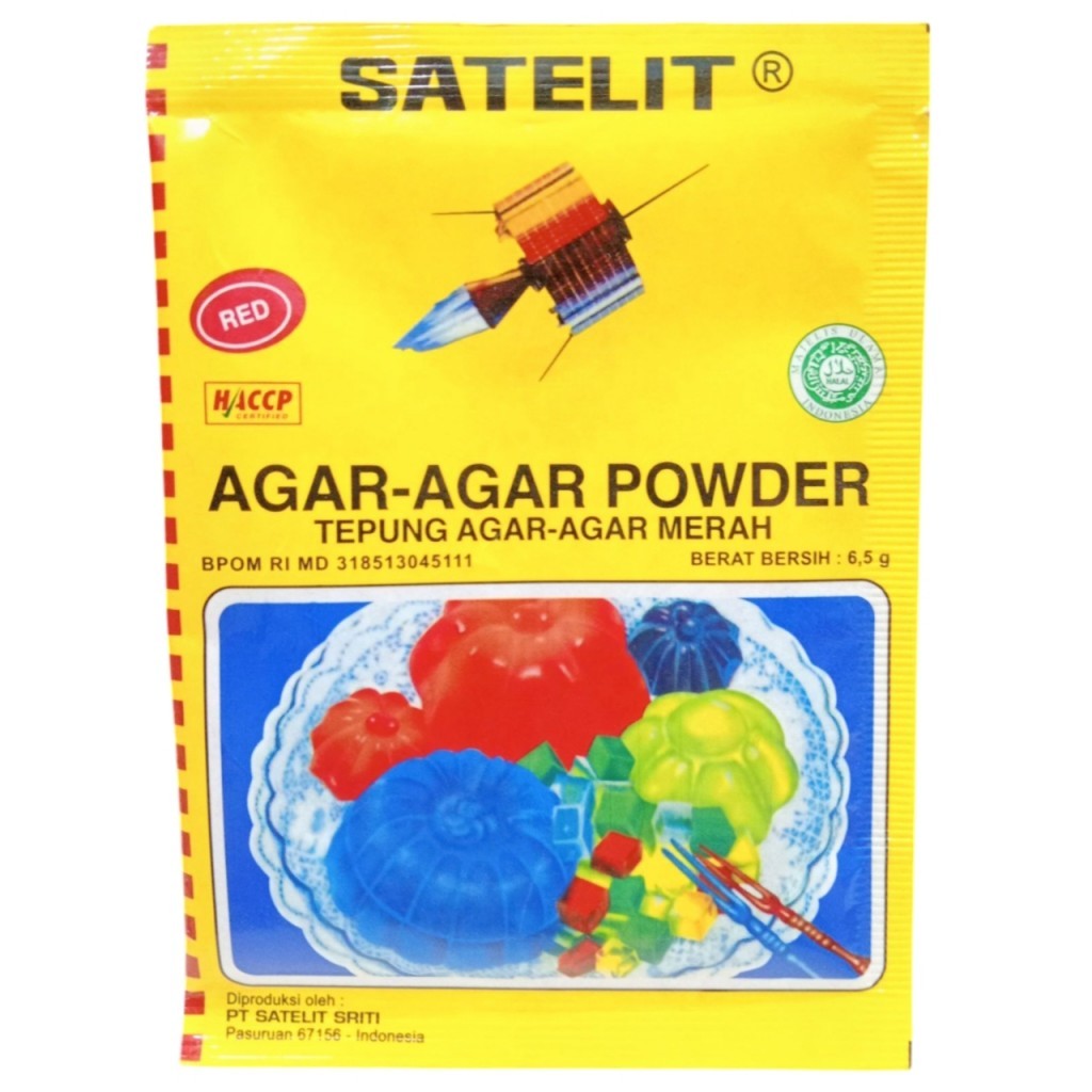

[Powder] Satelit Bubuk Agar-agar Merah Satuan 6,5gr