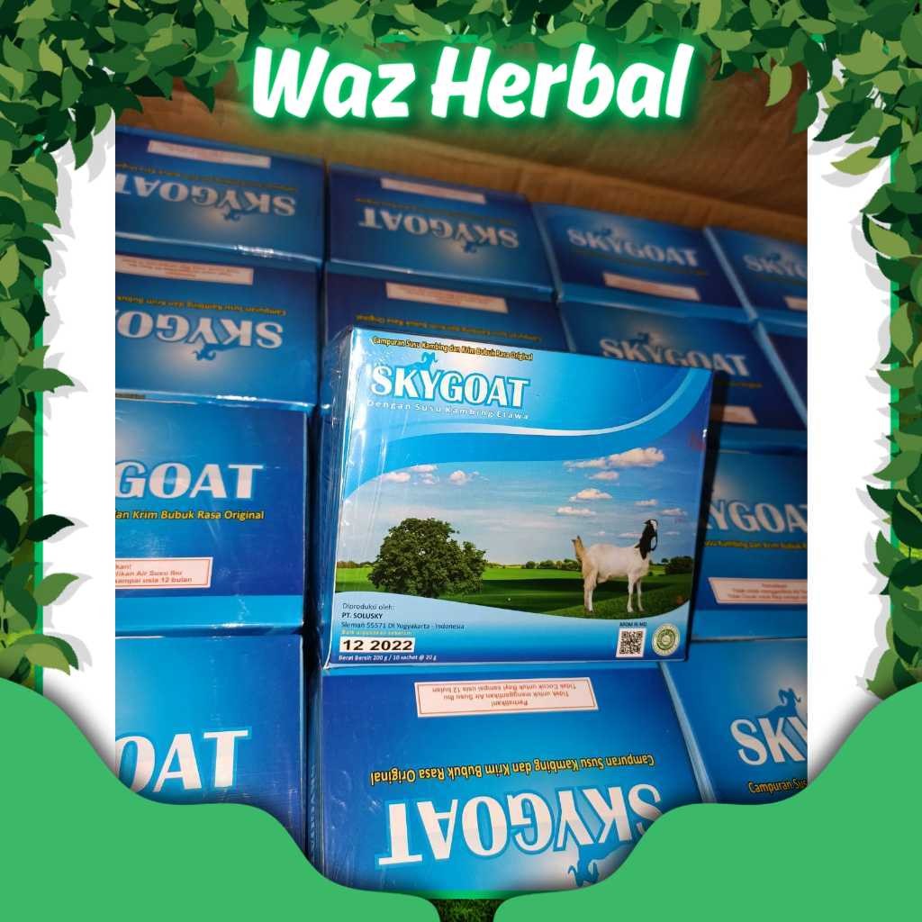 

ORIGINAL | Susu Kambing Etawa Sky Goat Isi 10 | Susu Bubuk Full Cream | Waz Herbal
