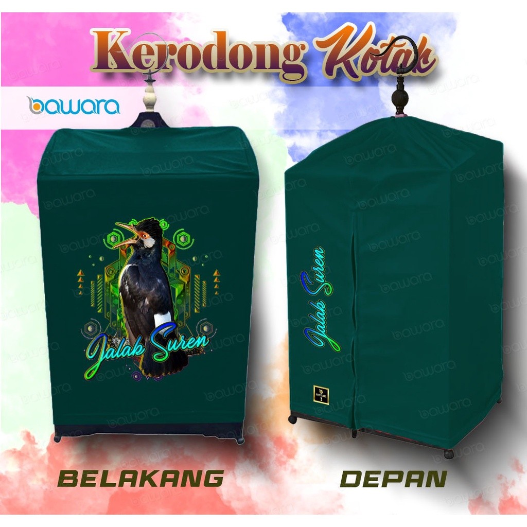 VBAR SK Krodong Kerodong Sangkar Kotak Nomor 1, 2, 3 Gambar Jalak Suren Bahan Higet murah55