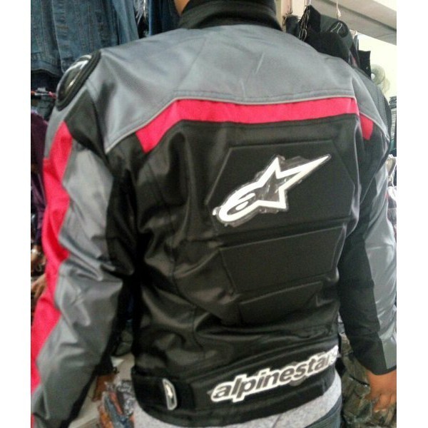 Jaket Motor Touring Pria Bahan Dolby Waterproof Bikers Alpinestar