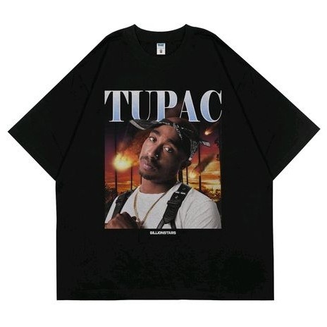 T-SHIRT | KAOS OVERSIZE | TUPAC | BILLIONSTARS | BOOTLEG VINTAGE