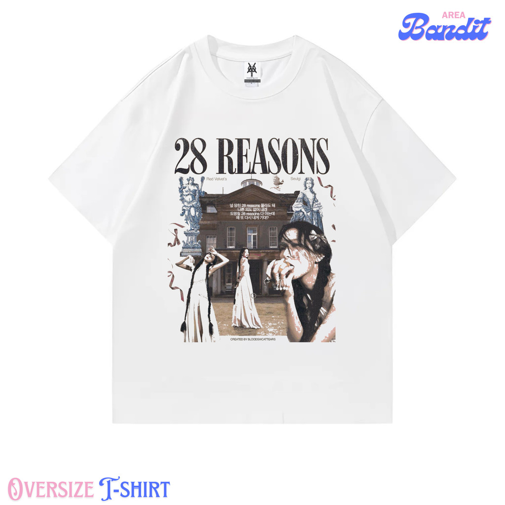 Bandit Area "Red Velvet 28 Reasons seulgi" Oversize T-shirt vintage tee