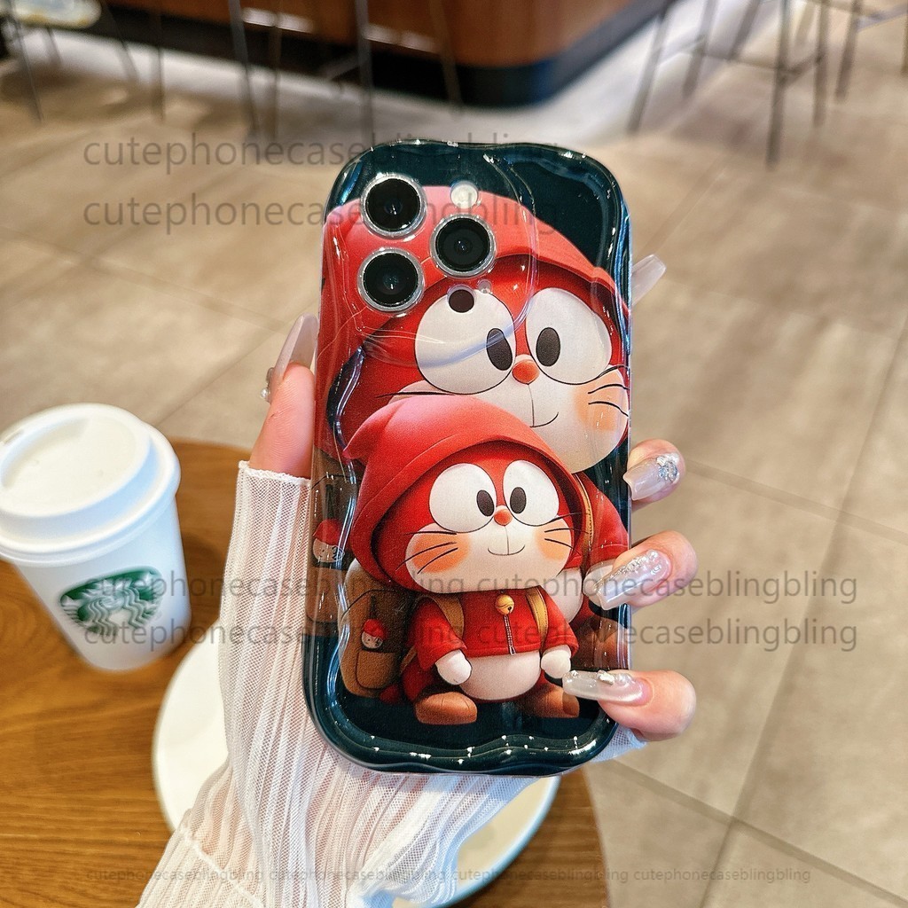 [case+gelang]CaseTopi merah Doraemon Xiaomi Redmi 12C10C9A9C9T10A Note 12 11 10 9 8 11S12S 4G5G ProM