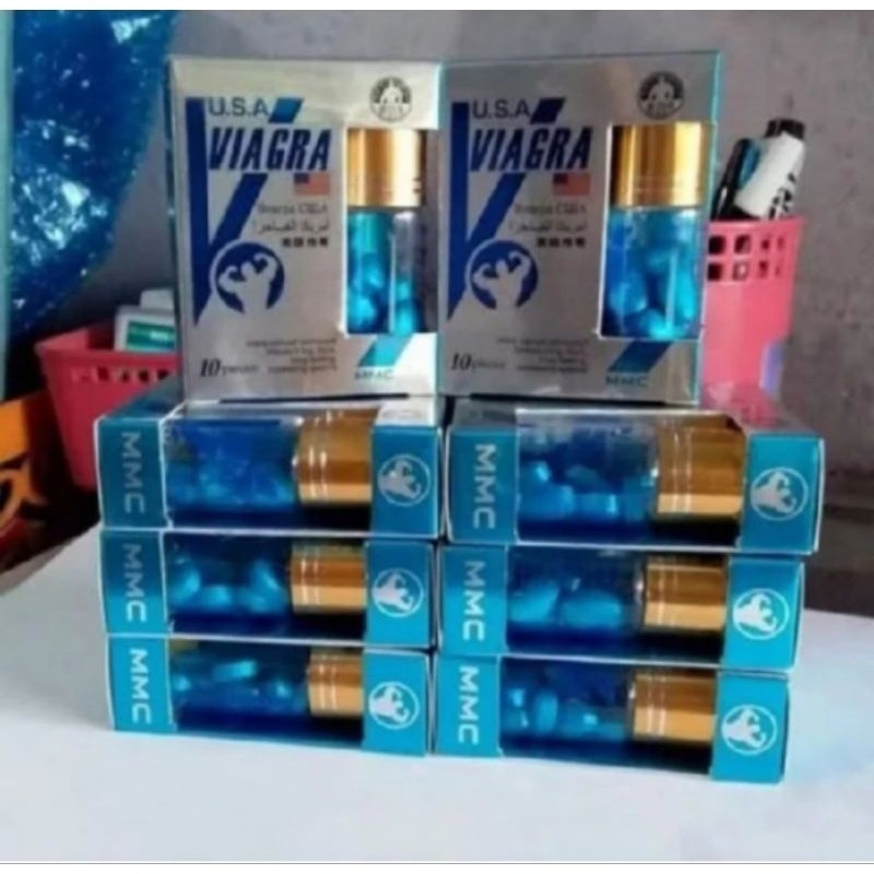 VIAGRA MMC BLUE ORIGINAL USA OBAT  PRIA BIKIN KERAS & TAHAN LAMA (PRODUK ORIGINAL)