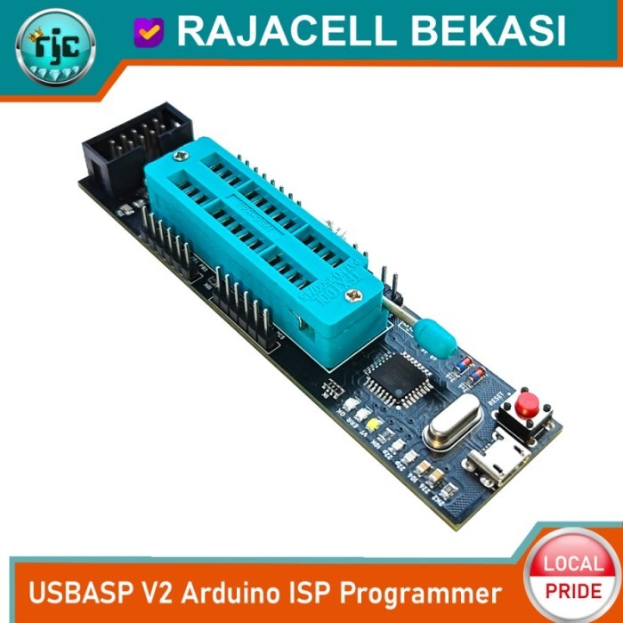 

AMD99 USBASP V2 Arduinoo ISP Programmer Bootloader USB asp untuk Copy Program Download Firmware Atmega - USBASP+IDC