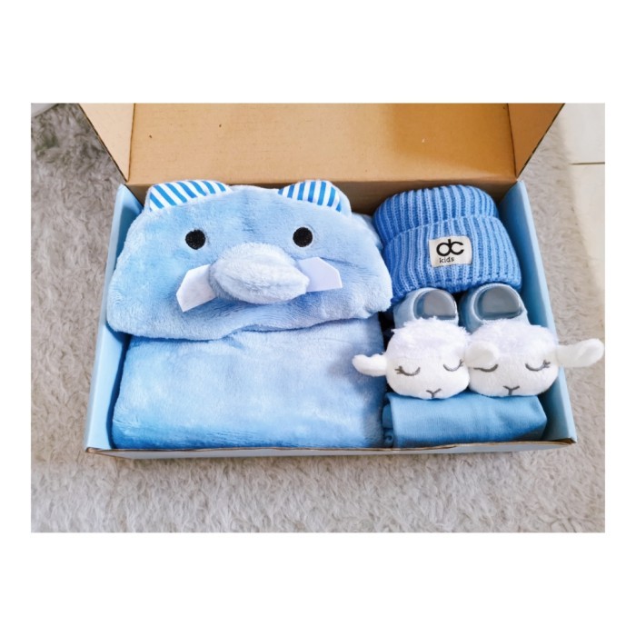 

Best Seller Hampers Baby | Gift Set Baby | Kado Lahiran Newborn Bayi Unisex - Biru, Tanpa kertas kd