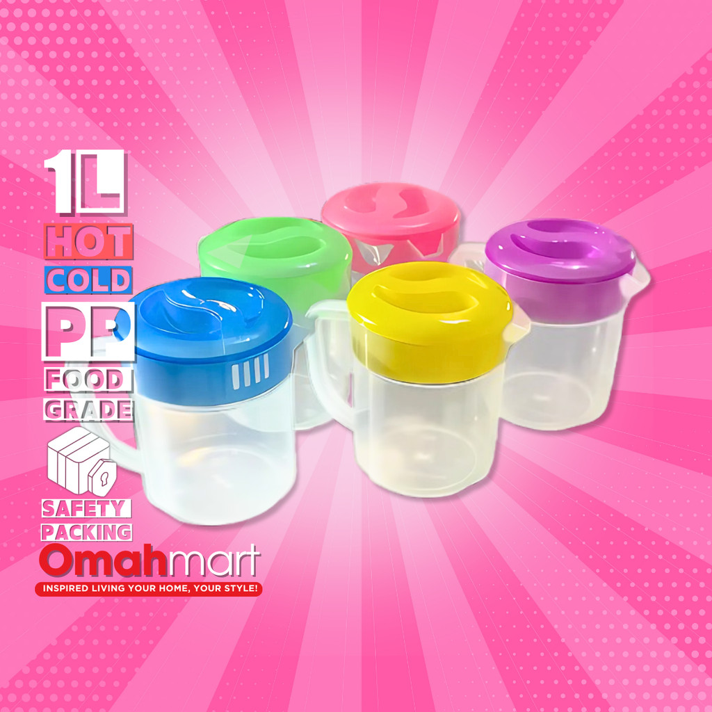 Teko Plastik 1Liter Morong Tempat Air Minum Transparan Tahan Panas