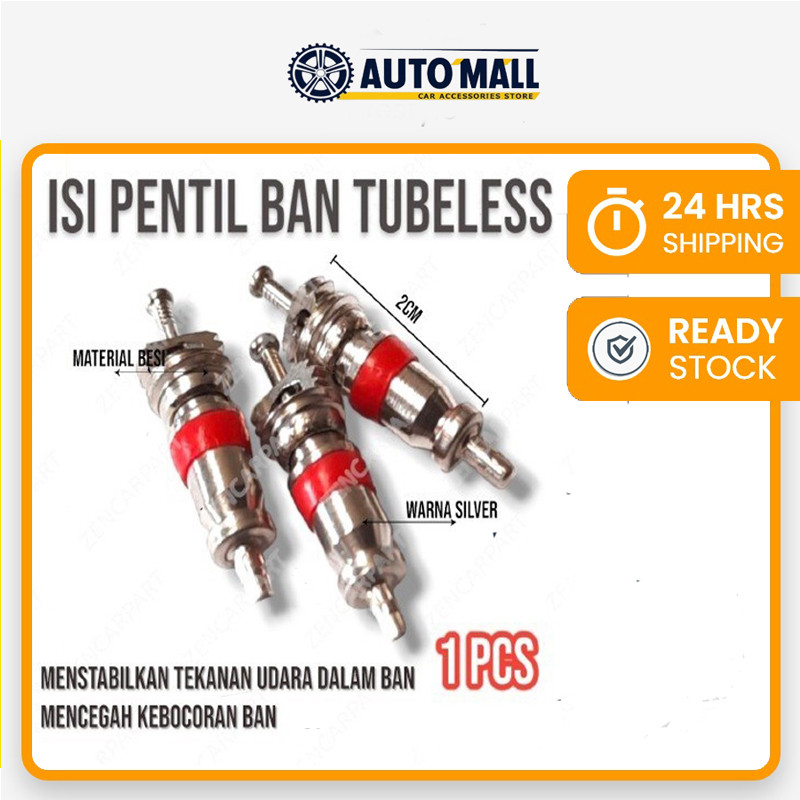 [1pcs] Isi Pentil Spuyer Ban Tubless Tubles Tire Valve Core Spuyer Motor Mobil SPUYER PENTIL