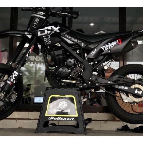 Decal crf 150L/Stiker CRF150L decal crf putih hitam series bebas custom design