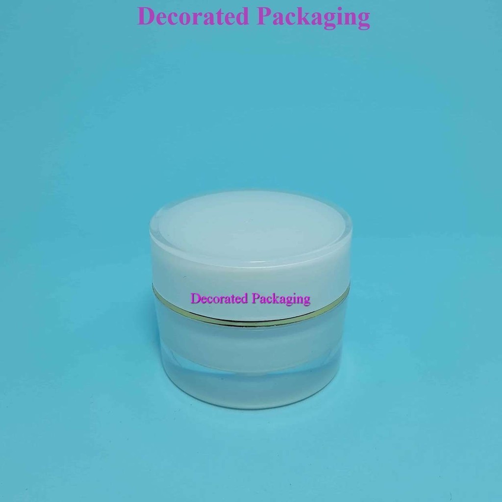 Pot Cream 10 Gr Bulat Acrilic / Pot Acrilic / Pot Cream Acrilic / Pot Kosmetik / Pot Krim Wajah / Po