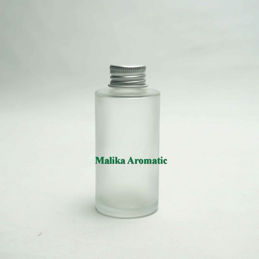 Serum 40 ml Kaca RF Clear Frossted Tutup Alumunium / Botol Kosmetik / Botol Serum / Serum Kaca Ulir 