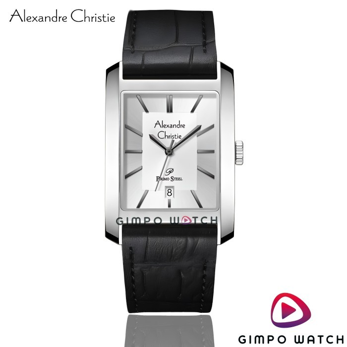 [ ORIGINAL ] Jam Tangan Pria Alexandre Christie AC1019MD Primo Steel