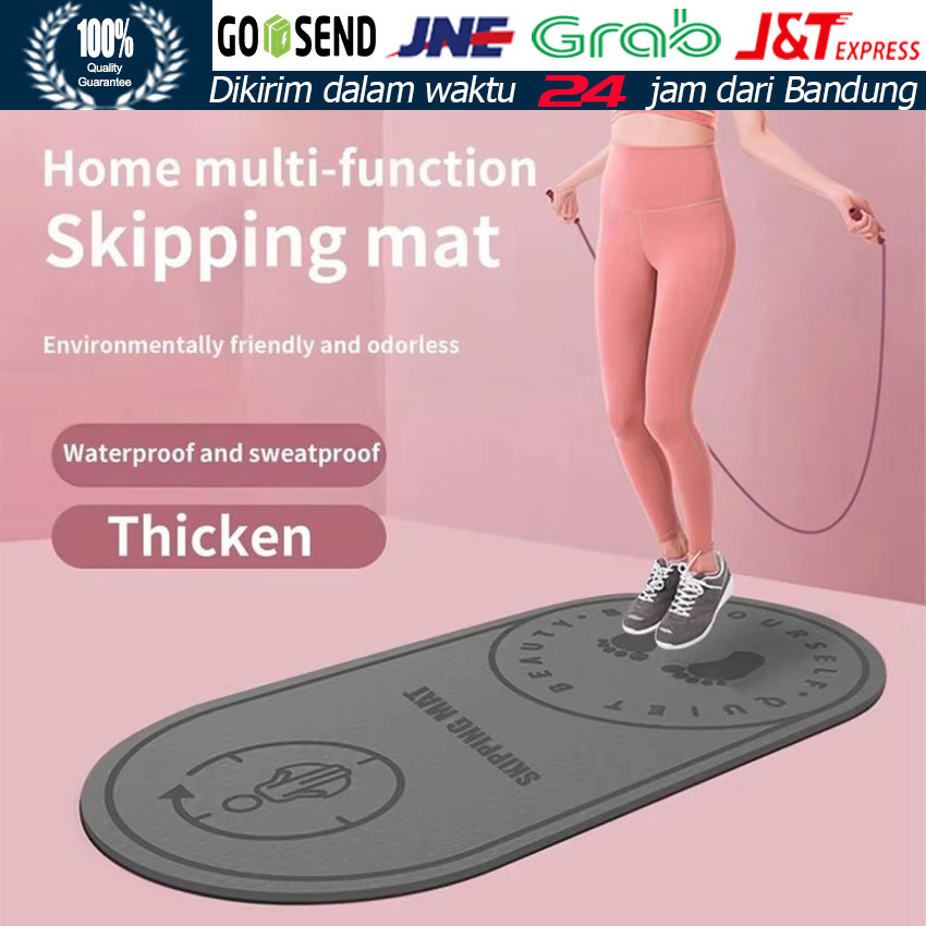6MM Jump Skipping Rope Mat Anti Slip Impact Protection / Jump Rope Mat / Matras Lompat Tali / Matras