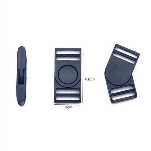 

Stopper tali ID Card lanyard cantelan Buckle 2 cm isi 120 pcs