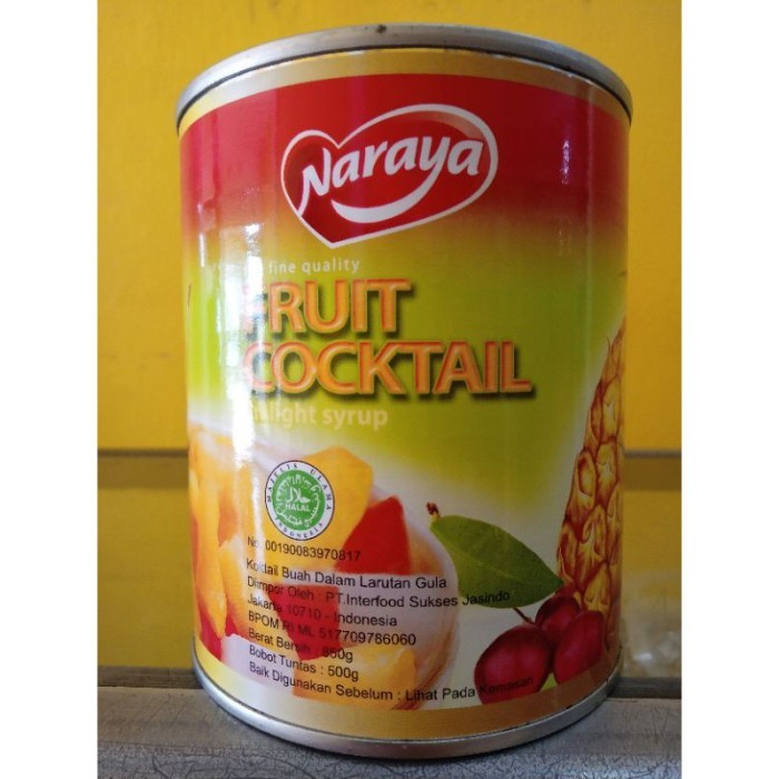 

NARAYA FRUIT COCKTAIL IN SYRUP KLG 850G Harga Termurah