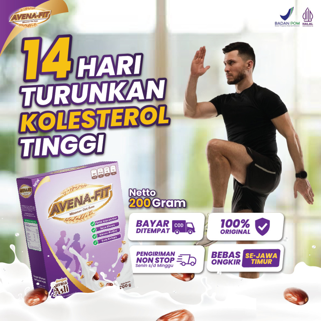 

Avenafit Oat Milk Lezat dan Bergizi untuk Menurunkan Kolesterol dan Menjaga Kesehatan Jantung 100% Bahan Alami tanpa Efek Samping