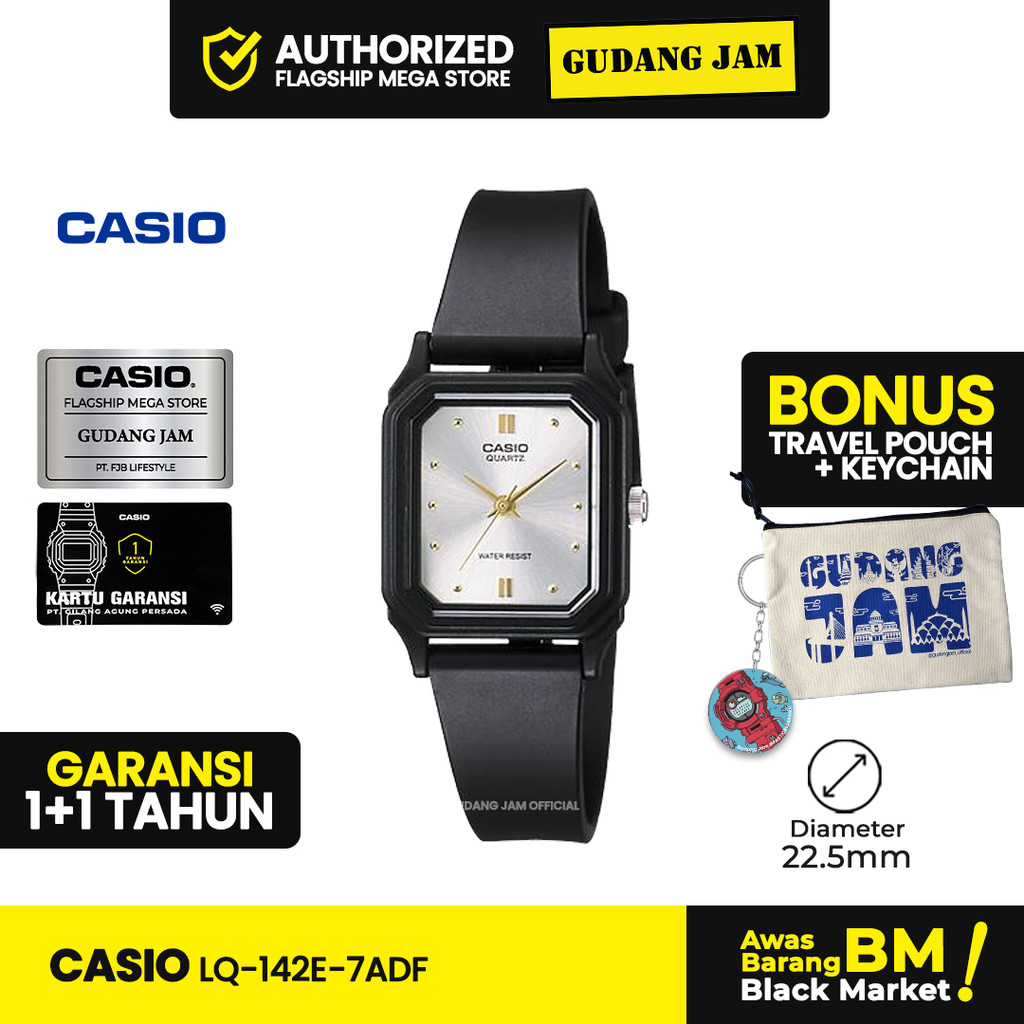 Jam Tangan Casio LQ-142E-7ADF LQ-142E LQ-142 LQ142E LQ 142E SLF