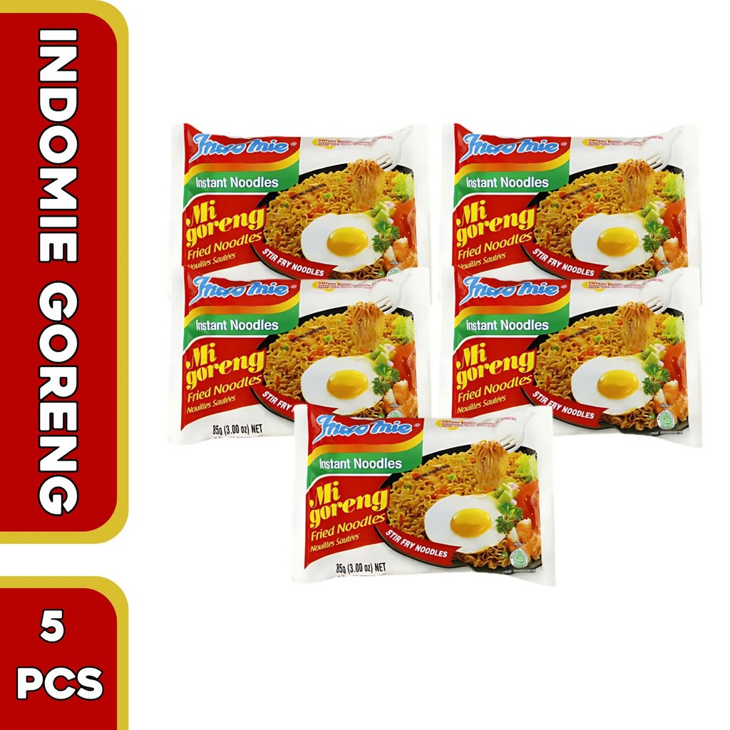 

ISI 5 PCS Indomie Goreng Mie Instant