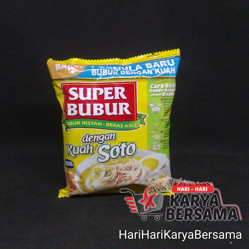 

BUBUR INSTAN SUPER BUBUR KUAH RASA SOTO 46GR