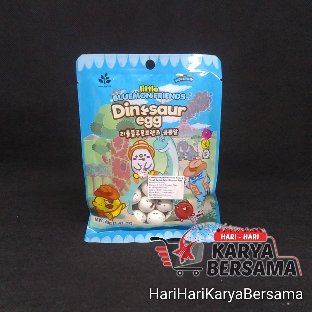 

COKELAT COMPOUND LITTLE BLUEMON FRIENDS DINOSAUR EGG 40GR