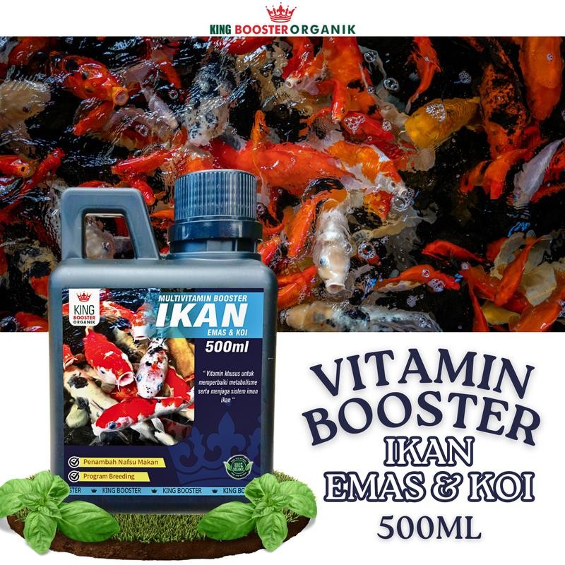 TERBAIK Vitamin Ikan Koi,Vitamin Ikan Koi Agar Cepat Besar,Ikan Koi Agar Tidak Mudah Mati, 500ml