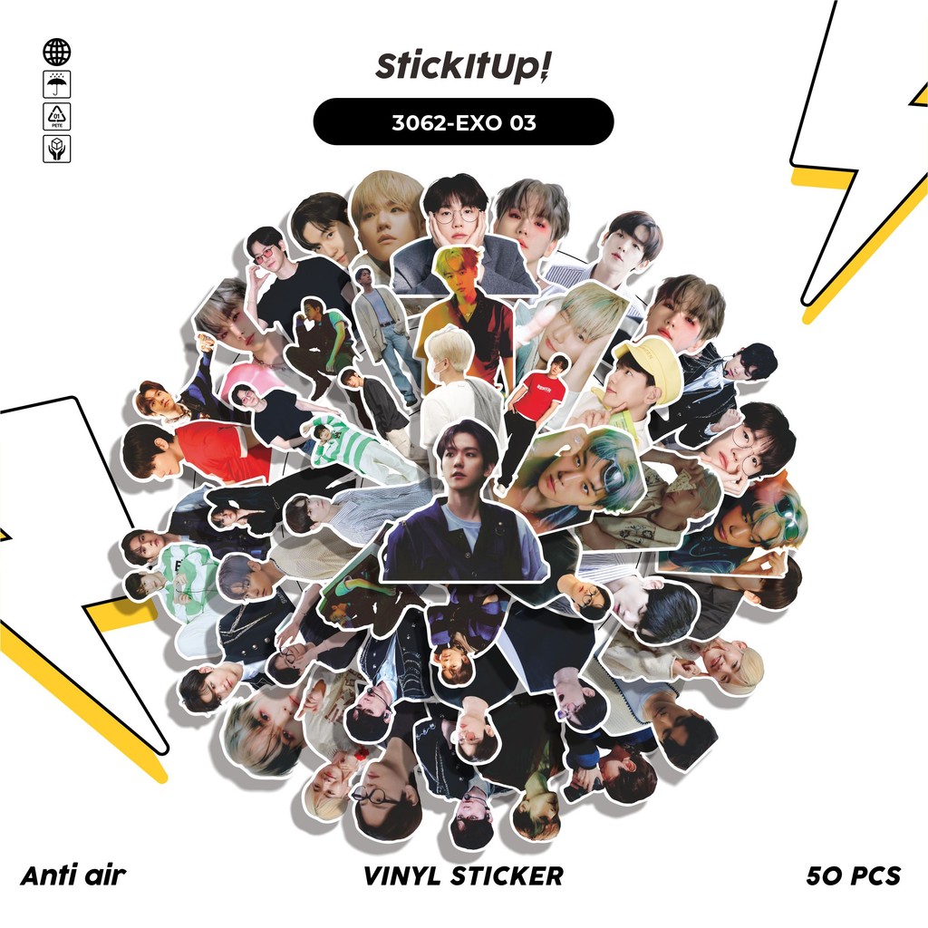 

COD✨ 50 Pcs Stiker BAEKHYUN SERIES 03 Lucu Anti Air Untuk Dekorasi Notebook Sepeda Skateboard Handphone DIY