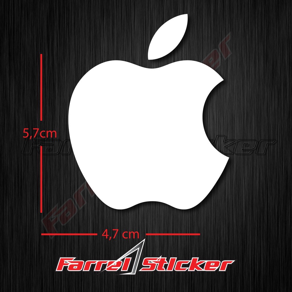 

TERMURAH STIKER APPLE STICKER APEL STANDARD LAPTOP NOTEBOOK MOBIL COD MEDAN KELFIN MOTOR