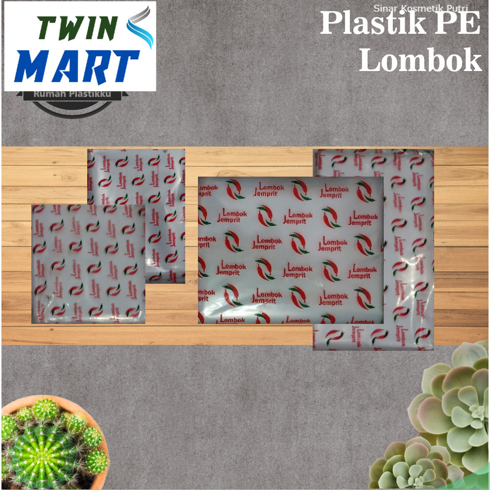 Plastik PE Lombok Jemprit / Ukuran 10x25 dan 13x30