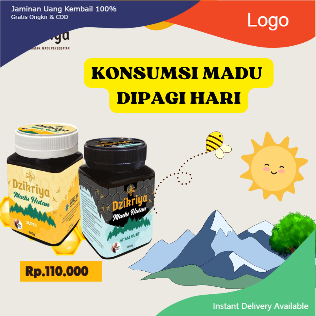 

Madu Dzikriya (setiap pembelian mendapatkan kupon umroh)