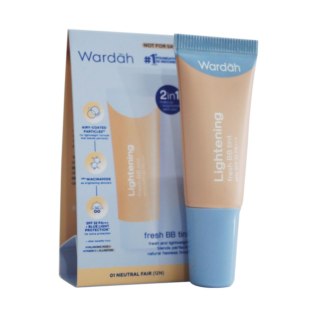 [Gift Not For Sale] Wardah NFS Lightening Fresh BB Tint 01 Neutral Fair (12N) 5ml