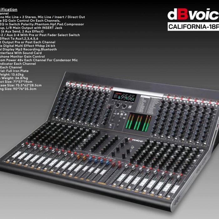 Mixer DB Voice California 18 Pro / California18Pro Original