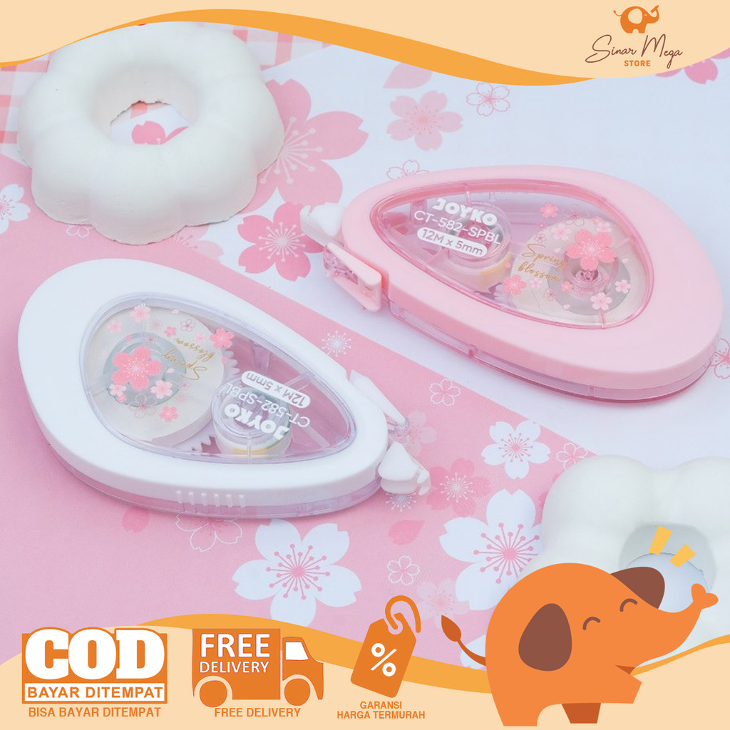 

Joyko Correction Tape CT-582-SPBL Pita Koreksi Spring Blossom Lucu Murah