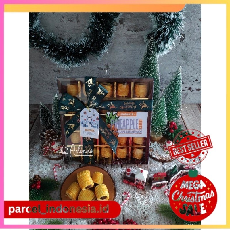 

Hamper Natal Kue Nastar Gulung / Hamper Natal Premium / Christmas Hamper Pineapple Roll