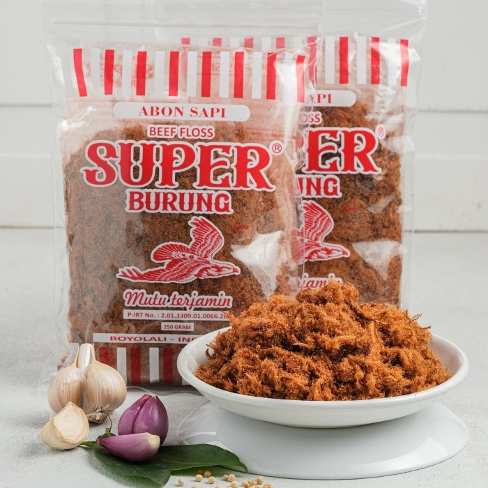 Abon Sapi Super cap Burung Elang 250 gr - Manis